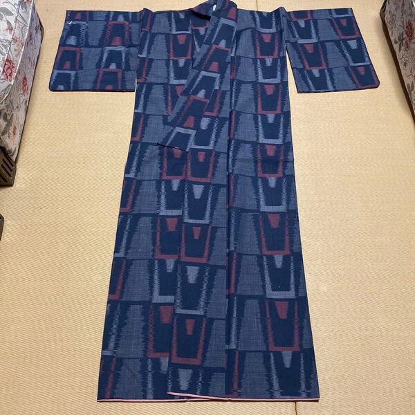 着物 渋柄 シック