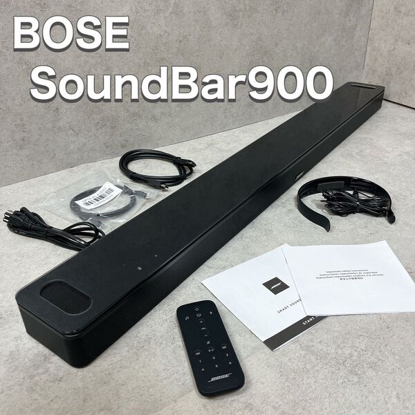 BOSE ボーズ スマートサウンドバー SoundBar 900 ブラック リモコン 付属品あり Bluetooth