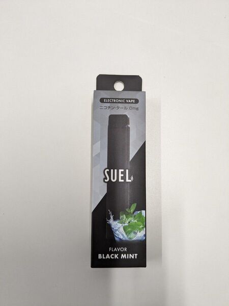 電子VAPE SUEL ブラックミント タール0 ニコチン0 使い捨て リラクゼーション グッズ 禁煙