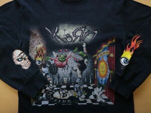 Korn 2002年 Untouchables ビンテージ 長袖 Tシャツ ロンT US- S 正規品 Giant // slipknot limp bizkit rage against the machine