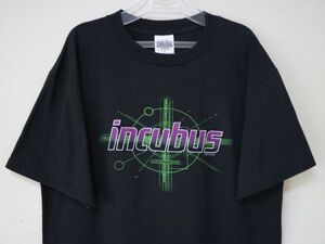 USA製生地 2000年 Incubus アルバム Make Yourself - Pardon Me ビンテージ インキュバス Tシャツ 黒 US-Lサイズ // Foo Fighters 311