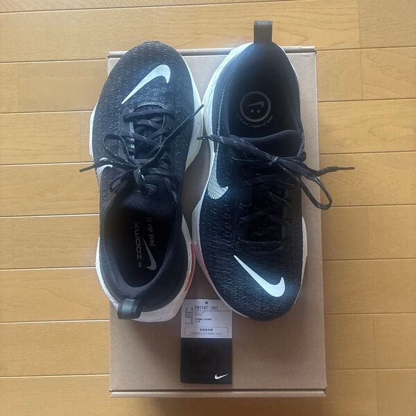 NIKE ナイキ ズームX インヴィンシブル ラン フライニット3 FN1187-001 25.5cm ワイド ブラック