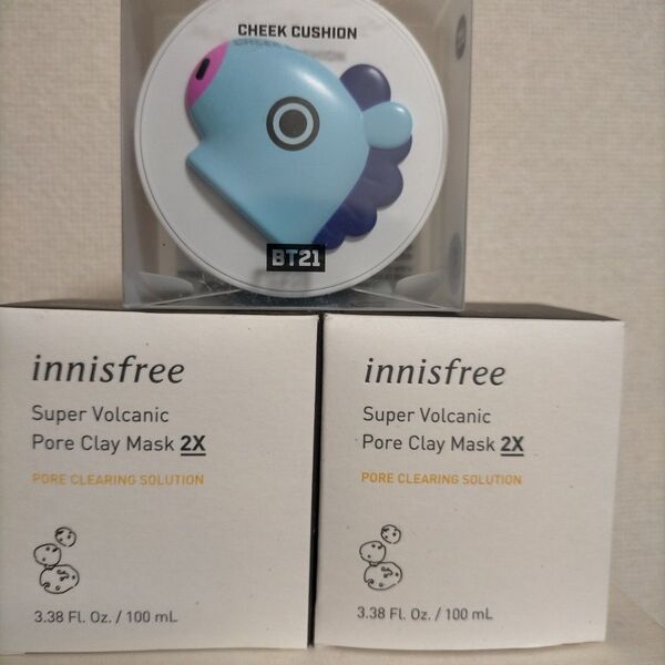 イニスフリー Innisfree スーパー ヴォルカニック クレイ マスク ポア BTS クレイパック 毛穴 クレンジング 泥