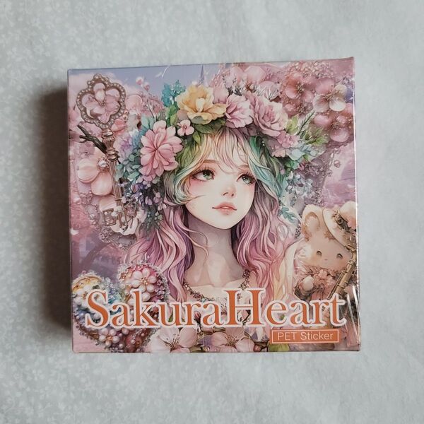nene様 Sakura Heart PET Sticker