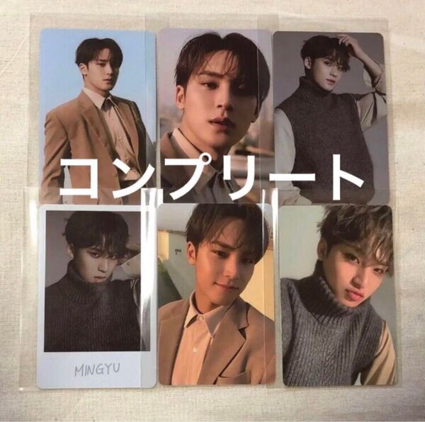 SEVENTEEN INCOMPLETE ミンギュ トレカ ソロコンプ 6枚セット コンプリート インコンプリート まとめ売り