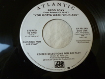Redd Foxx / You Gotta Wash Your Ass 名盤 45　スタンドアップコメディ 7インチシングル　試聴_画像3