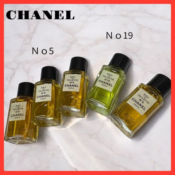 CHANEL シャネル オードトワレ No.5 No.19 ミニボトル 5点セット