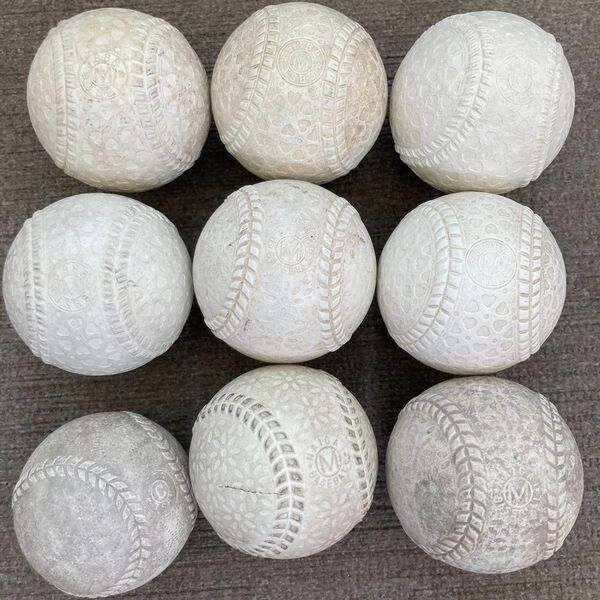 TOP BALL 軟式野球ボール M号公認球 8個 C号1個 セット 野球