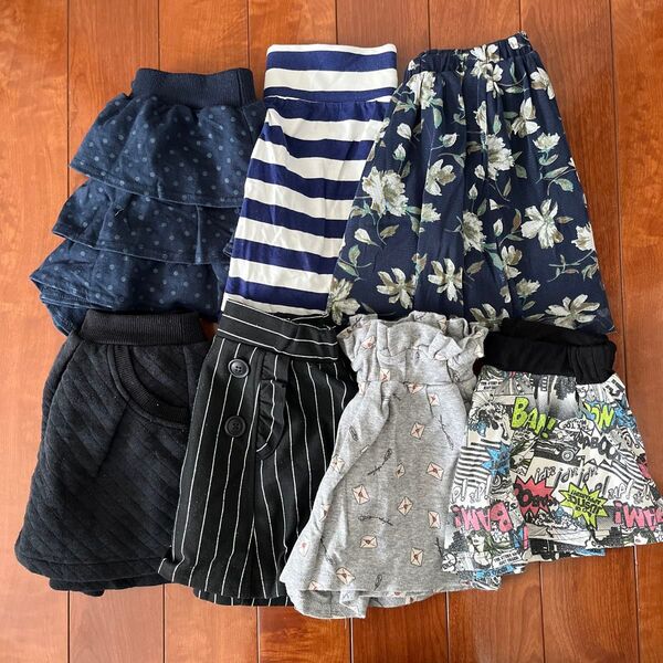 BREEZE他 スカッツ キュロット ショートパンツ 130 まとめて 7点