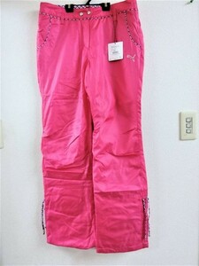 Puma Golf Ladies Ladies Bants Bints Note Golf Poolinter осень и зима цена 13000 иен 902309 Pink S