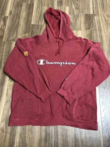 チャンピオン　パーカー　スウェット　古着　90s champion