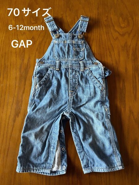 GAP 70サイズ オーバーオール デニム 子供服 サロペット