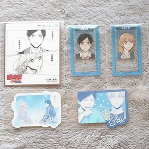 アオのハコ 猪俣大喜 鹿野千夏 笠原匡 アニメイト ジャンプフェア ミニ色紙 slimカード ステッカーコレクション-Buddy-