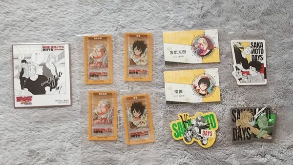 SAKAMOTODAYS サカモトデイズ アニメイト ミニ色紙 ジャンプフェア 坂本太郎 南雲 slimカード ステッカー