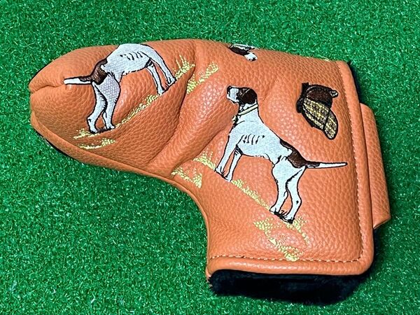 【希少】Zabi PUTTER COVER ザビ パター用 ヘッドカバー ピン型マグネット式 Hound Dog