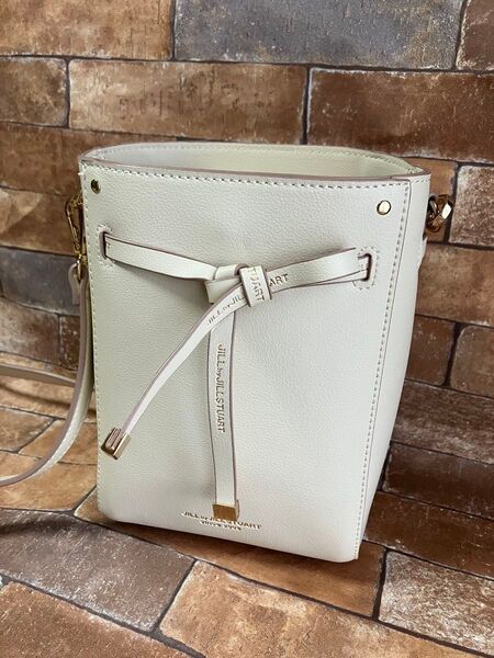 JILL by JILLSTUART ジルバイジルスチュアート ショルダーバッグ ポシェット リボン アイボリー