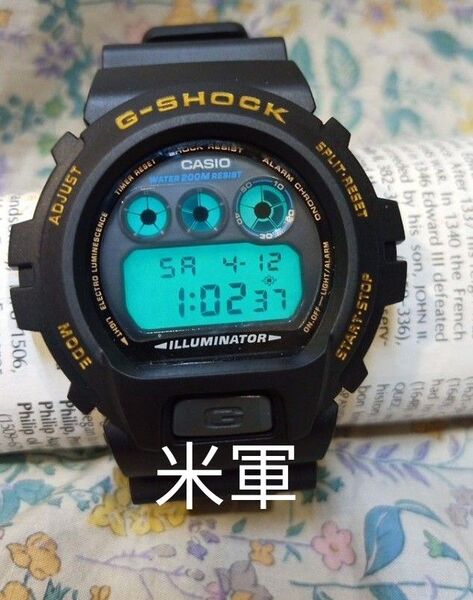米軍 DW-6900 G-SHOCK 新品電池・外装 三つ目