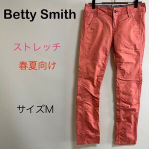 Betty Smithベティスミス ストレッチ 薄手 スリムストレート サイズM