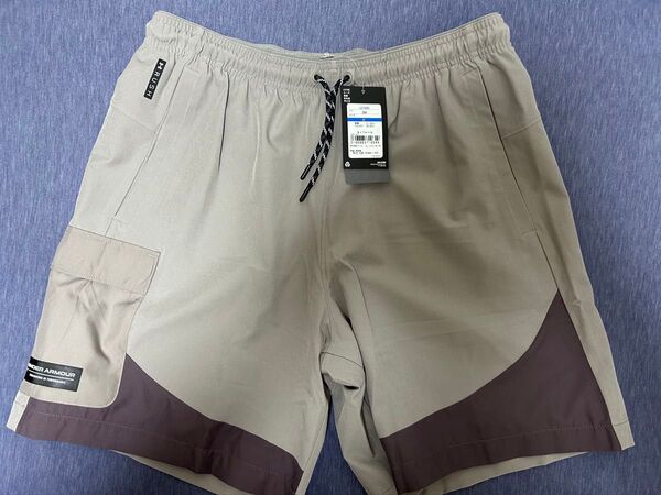 アンダーアーマー ラッシュ ウーブンカーゴショートパンツ XL 水分コントロール UNDER ARMOUR メンズ