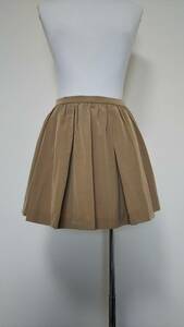 rich Ricci short pants culotte front surface skirt manner plain beige group 