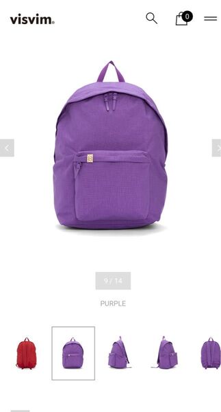 visvim ss25 CORDURA RUCKSACK 22L リュックサック 紫 PURPLE 希少 オンライン完売