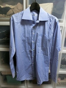 SUIT SELECT シャツ 長袖 水色 スーツセレクト