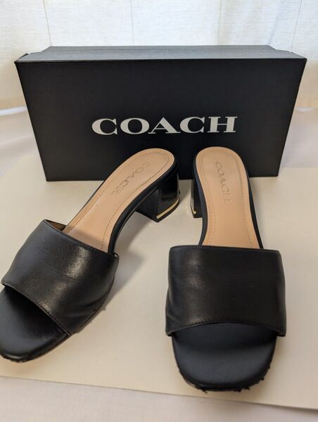 コーチ COACH ミュール サンダル ブラック