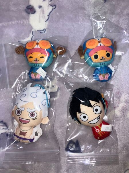 ワンピース マスコットぬいぐるみ 4種セット