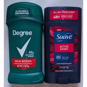 Suave スアーヴ メンズ アクティブスポーツ Degreeディグリー ワイルドウッズ デオドラント制汗剤スティック