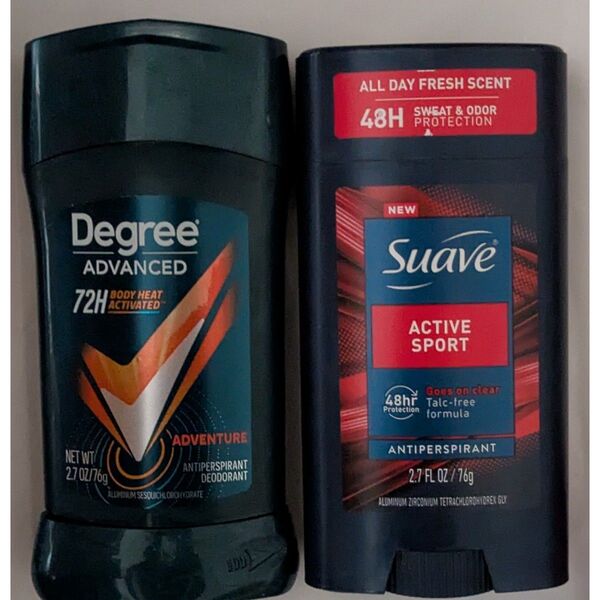 Suave スアーヴ メンズ アクティブスポーツ Degreeディグリー アドベンチャー デオドラント制汗剤スティック