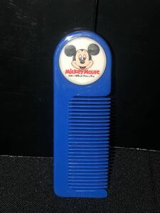 新品　未使用　1980年代 当時物　ディズニー クシ　Mickey Mouse ミッキーマウス　古い　昔の　昭和　レトロ TDL vintage retoro くし