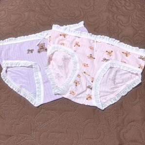 ロリ°C-uteクマちゃん柄おぱんちゅ2点セット 女装 男性OK