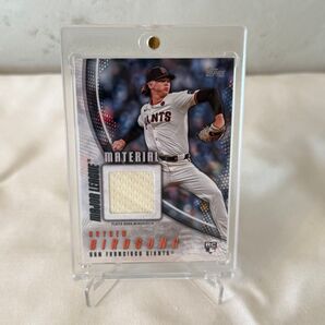 topps Hayden Birdsong(ヘイデン バードソング)RC レリックルーキーカード