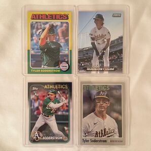 topps Tyler Soderstrom(タイラー ソダーストロム)RC ルーキーカード 4枚セット