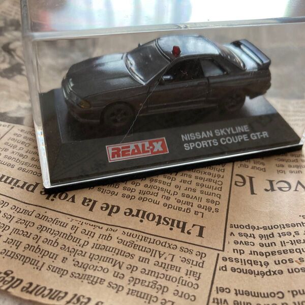 REAL-X 日産 スカイラインGT-R パトカー ミニカー