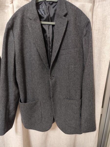MUJI 無印良品 テーラードジャケット M グレー