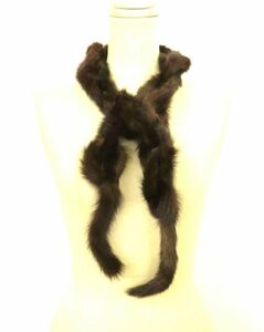 MINK( mink ) fur tippet / muffler 847356J865-273C