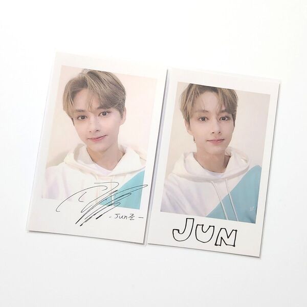 SEVENTEEN CARAT LAND 2020 ポラロイドフォト ジュン 2枚セット セブチ ケレン フォトカード トレカ