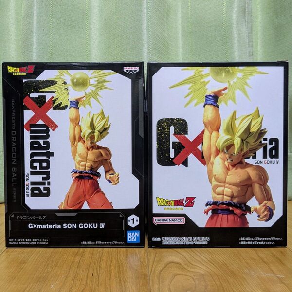 ドラゴンボールZ G×materia SON GOKU Ⅳ 2体セット 新品未開封 フィギュア