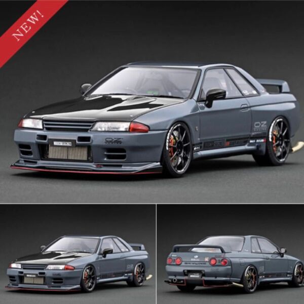 イグニッションモデル TOP SECRET GT-R (VR32) Gray 1/18 ミニカー
