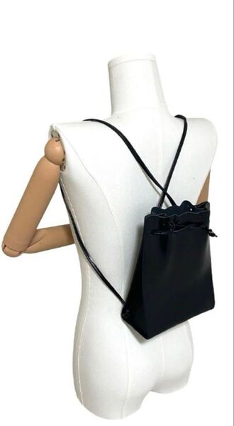 FURLA フルラ ブラックレザー ミニリュック バックパック