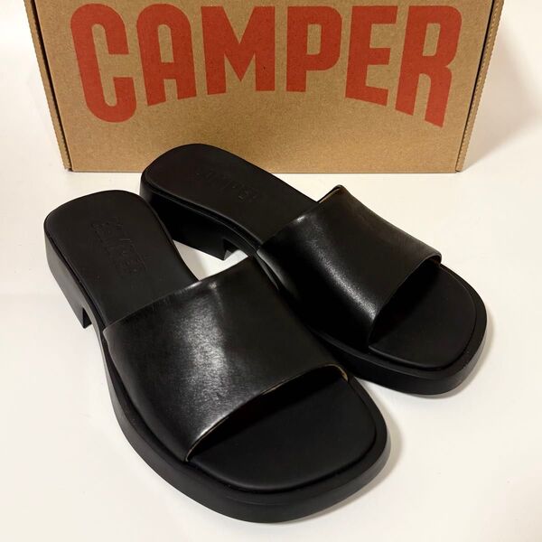 新品 Camper Dana カンペール サンダル ブラック