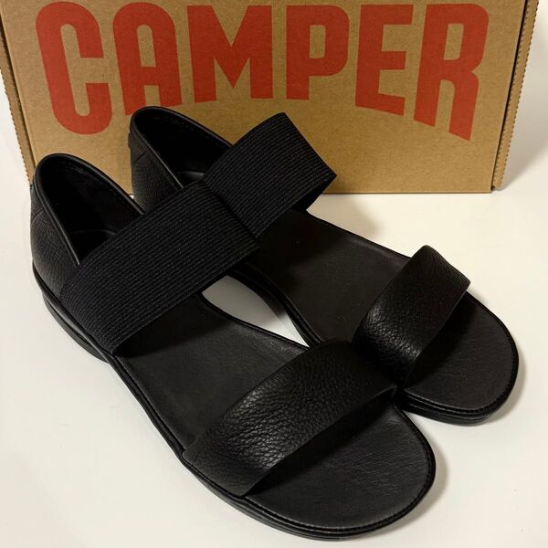 新品 Camper Right Nina カンペール サンダル ブラック
