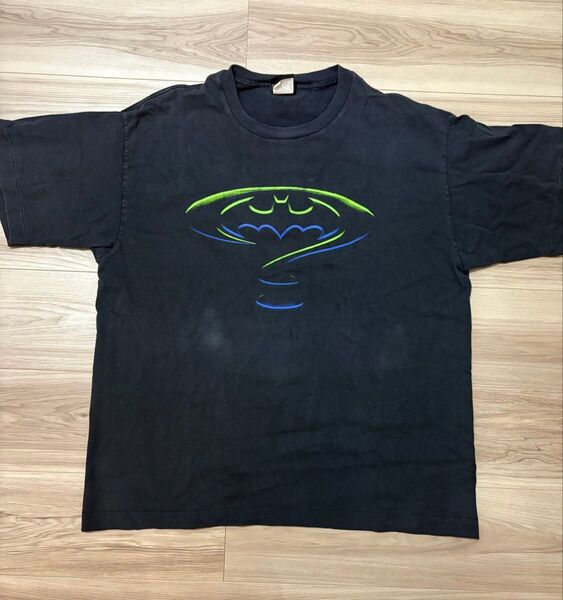 90s BATMAN FOREVER バットマン フォエヴァー Tシャツ DC フェード 古着 vintage