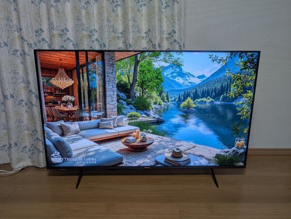 2024年製 ハイセンス 55V型 4K 液晶テレビ 55E7H 倍速パネル搭載
