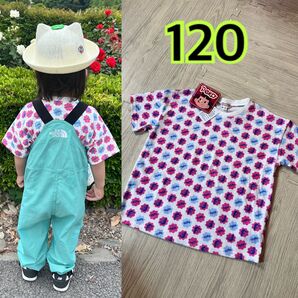 新品 不二家 ミルキー ペコちゃん Tシャツ 半袖 120サイズ ラスト1 peko ミルキー柄