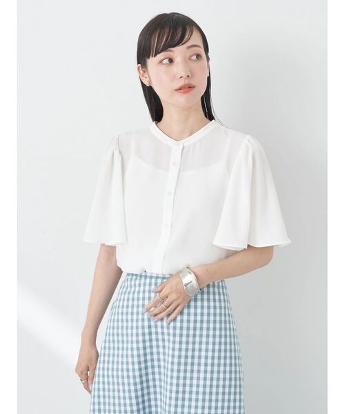新品 2wayフレアスリーブブラウス フリーサイズ