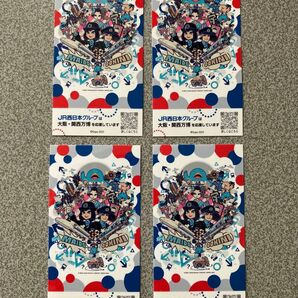 JR西日本 大阪・関西万博ステッカー 4枚