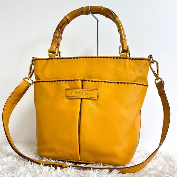【美品】 NUOVA STELLA トートバッグ ショルダーバッグ 2way