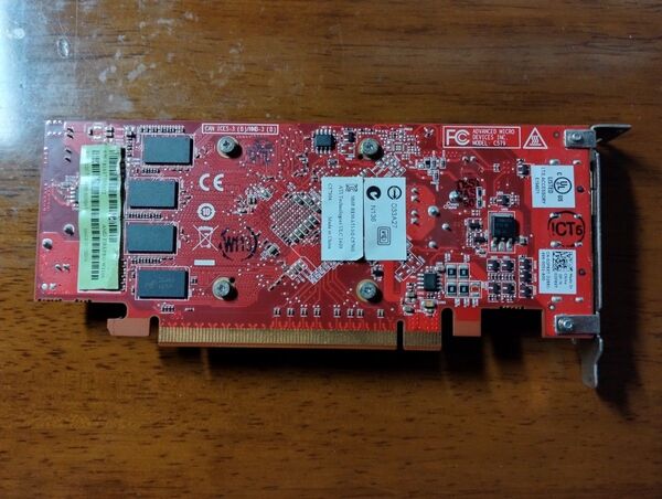 AMD firePRO W2100 ロープロファイル